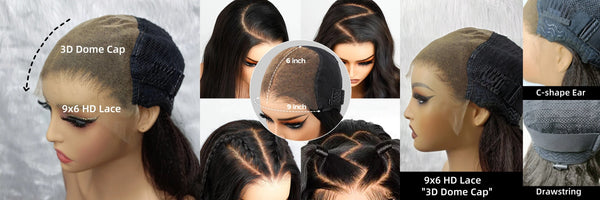 Meet Your Summer Wig Hero: The 9x6 HD Lace 3D Dome Cap Wig 🌞💇‍♀️