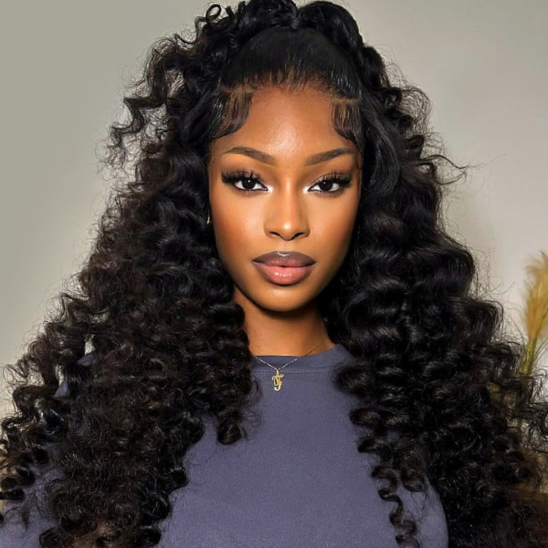 【Flash Sale】13x6 HD Lace Upgraded Hairline Pre-plucked 150%180% Wig - Wand Curl