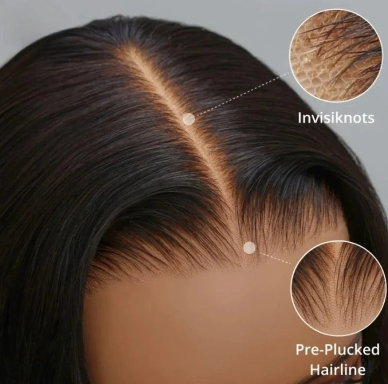 Bye~Bye~KNOTS FULL LACE HD LACE HUMAN HAIR WIG - STRAIGHT