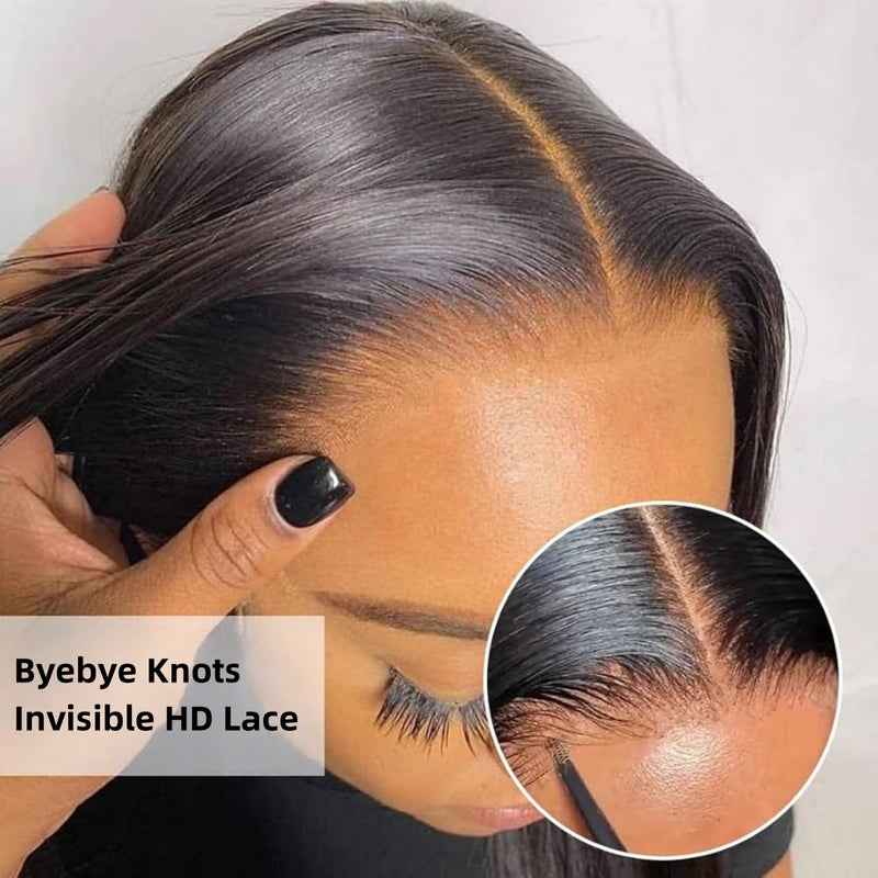 Bye~Bye~KNOTS FULL LACE HD LACE HUMAN HAIR WIG - STRAIGHT
