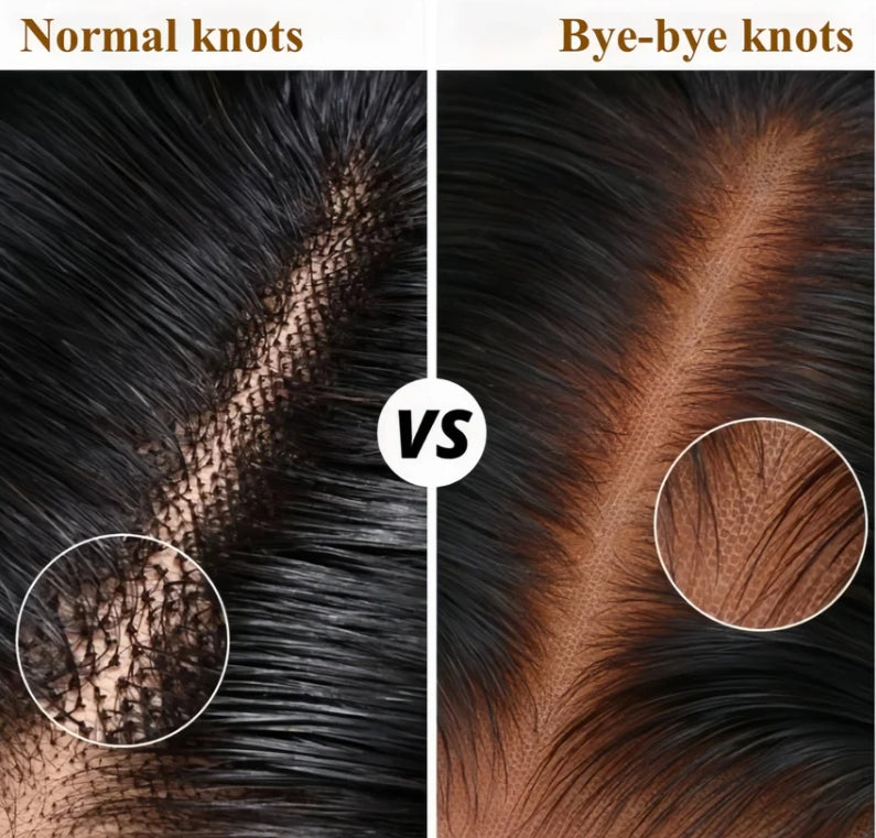 Bye~Bye~KNOTS FULL LACE HD LACE HUMAN HAIR WIG - STRAIGHT
