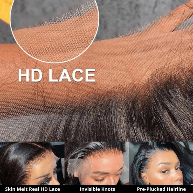 Bye~Bye~KNOTS FULL LACE HD LACE HUMAN HAIR WIG - STRAIGHT