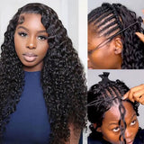 【Seamless Crochet Braids】Soft Feather Crochet Hair Extention 100% Human Hair - Burmese Curly