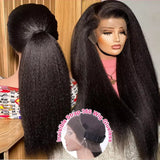 【Flash Sale】360 HD LACE FRONT WIG WITH Invisible Strap 250% Density - Kinky Straight