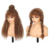 【Flash Sale】4x4 Transparent Lace Front Pre-plucked Highlight Color 250% Density Wig - Curly