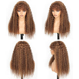 【Flash Sale】4x4 Transparent Lace Front Pre-plucked Highlight Color 250% Density Wig - Curly