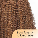 【Flash Sale】4x4 Transparent Lace Front Pre-plucked Highlight Color 250% Density Wig - Curly