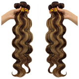 High Quality Virgin Human Hair Bundles Hihlight - Body Wave
