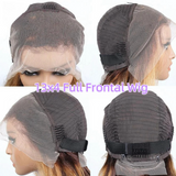 Bye~Bye~KNOTS HD Swiss Lace 13x4 Full Frontal Pre-plucked Hairline Wig - Kinky Straight