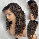 【Flash Sale】13x6 HD Lace Upgraded Hairline Pre-plucked Highlight 150% 180% 250% Wig - Deep Curly