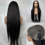 【Solo-Piece】360 Transparent Lace 26inch 150% Invisible Strap Wig - Yaki Straight