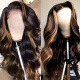 13x6 HD Lace Upgraded Pre-plucked 150%180%250% Highlight  Wig - Body Wave Wavy