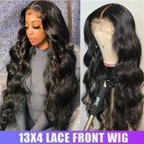 (30inch=$199) 13x4/13x6 Transparent Lace Front Human Hair Wig - Body Wave