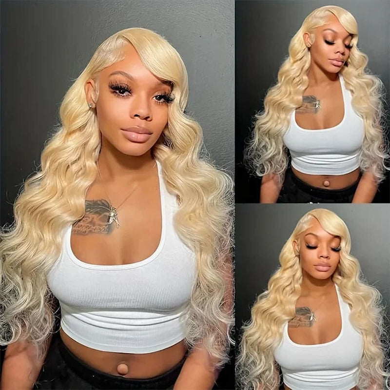 13x4 613 Lace Frontal Wig Brazilian 13x6 HD Transparent Colored Human Hair Wigs