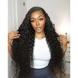 13x6 Full Frontal Upgraded Hairline Swiss Lace Front Loose Wave Wig