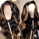 13x6 HD Lace Upgraded Pre-plucked 150%180%250% Highlight  Wig - Body Wave Wavy