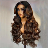 13x6 HD Lace Upgraded Pre-plucked 150%180%250% Highlight  Wig - Body Wave Wavy