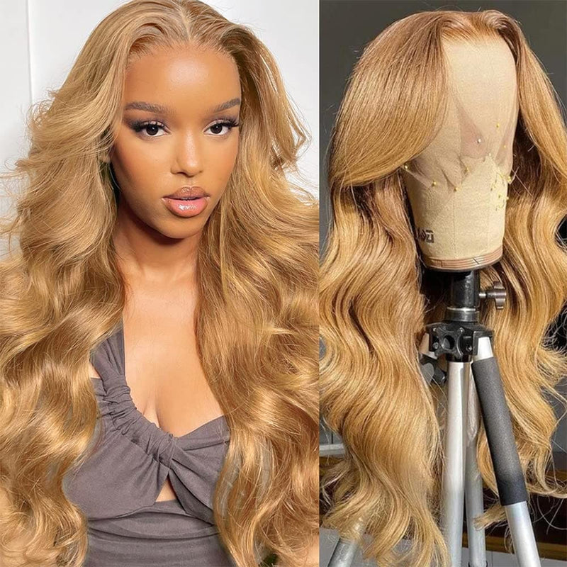 13x6 HD Lace Front Wigs Human Hair Hair Pre-Plucked 13x6 Blonde Body Wave