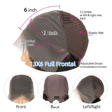 4x4/13x4/13x6/Full Frontal/360/Full Lace Transparent Lace Jet Black 1# Color Wig - Loose Wave