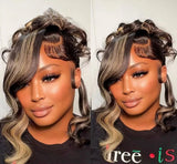 13x4/13x6 HD Swiss Lace Upgraded Pre-plucked Hairline Highlight Color 150% 180% Wig - Body Wave