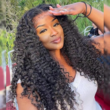 Elaine 13x4 Transparent Lace Front Wig - Burmese Curly