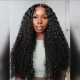 Remy Hair High Quality 5x5 HD Lace Closure Raw Hair Wig - Curly