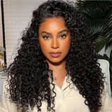 Remy Hair High Quality 13X4/13x6 Full Frontal HD Lace Raw Hair Wig - Curly