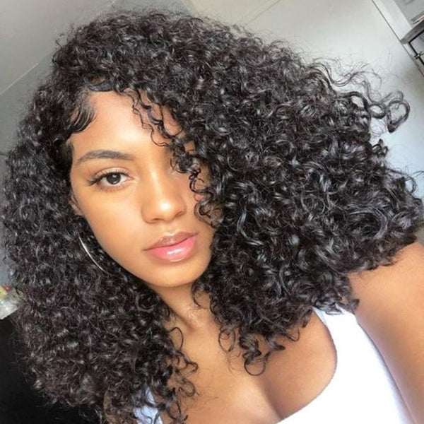 9x6/7x5 Closure Pre-Cut HD Swiss Lace Lace Upgraded Hairline Glueless Wig - Curly