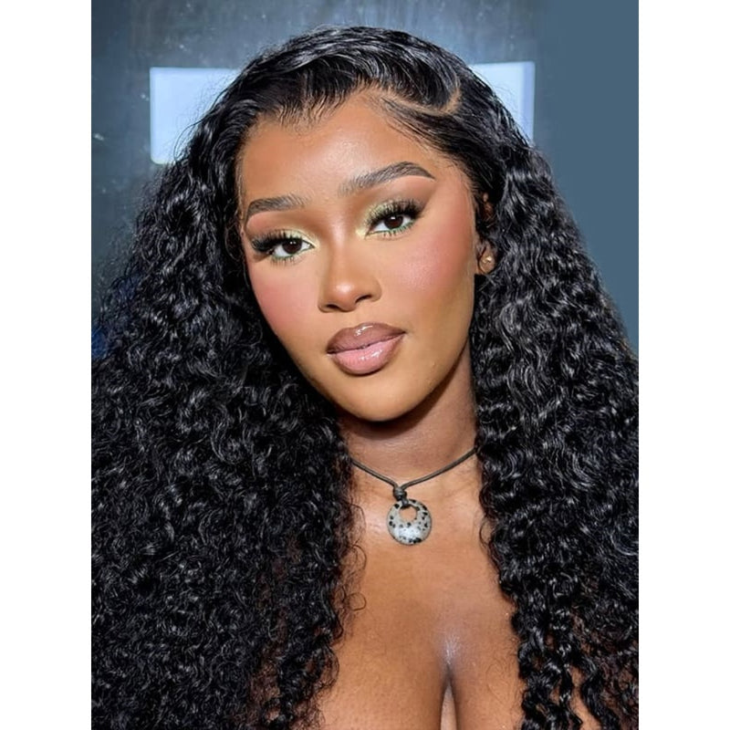 "LAGOS" M-Shaped HAIRLINE 360 HD Lace Invisible Strap Wig - Curly
