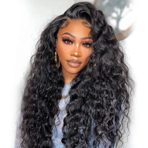 13x4/13x6 Transparent Lace Front Pre-plucked Hairline 150%180%250% Density Wig - Loose Wave