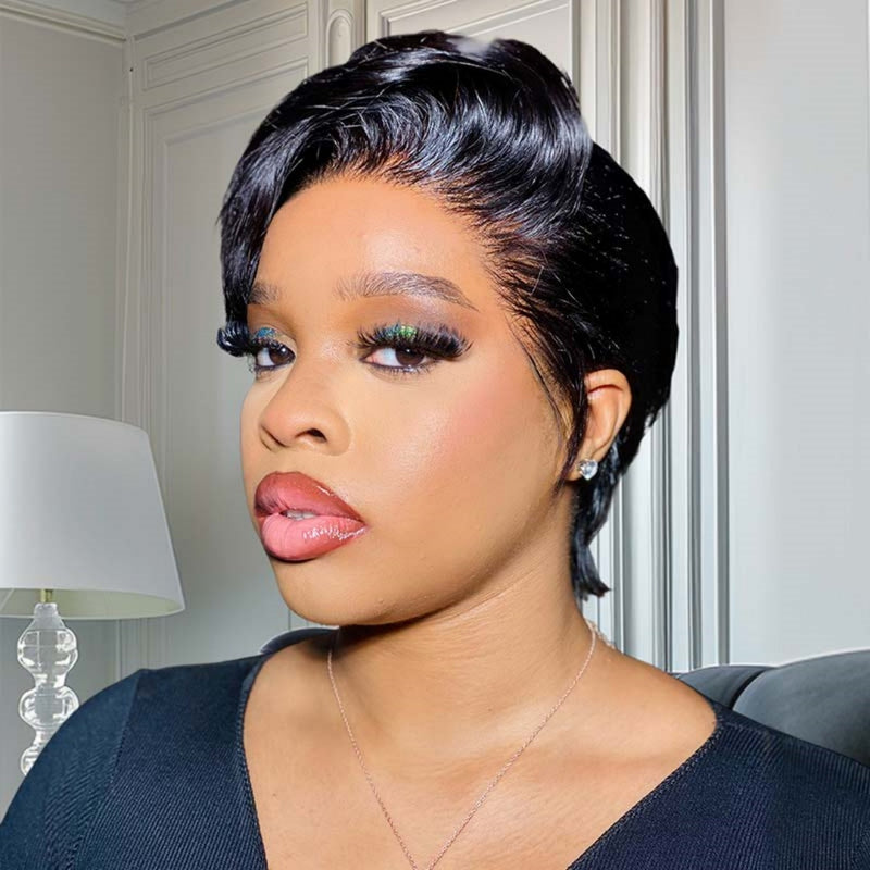 13x4/13x6 HD/Transparent Lace Front Pixie Cut Short Wig - Styled Short