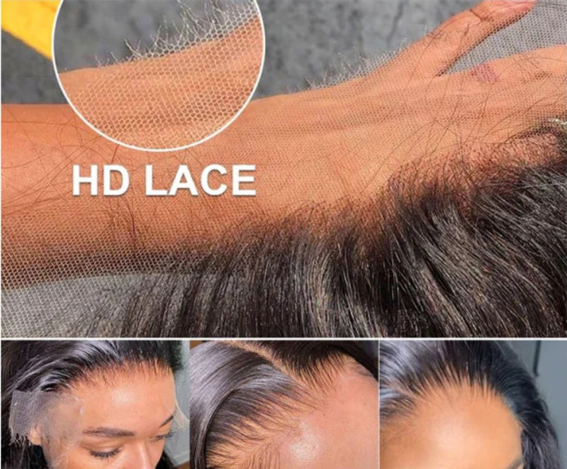 360 HD LACE UPGRADED PRE-PLUCKED WIG WITH Invisible Strap - STRAIGHT