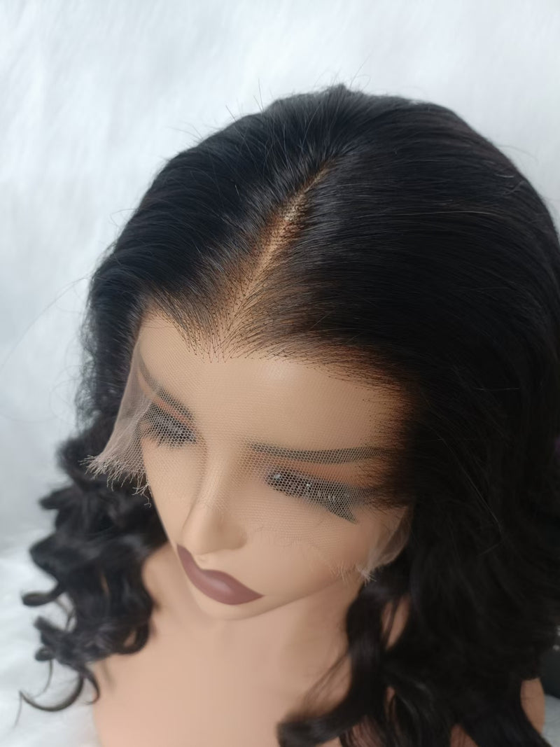 13x6 HD Swiss Lace Front LAGOS HAIRLINE Middle-Parting Wig - Body Wave