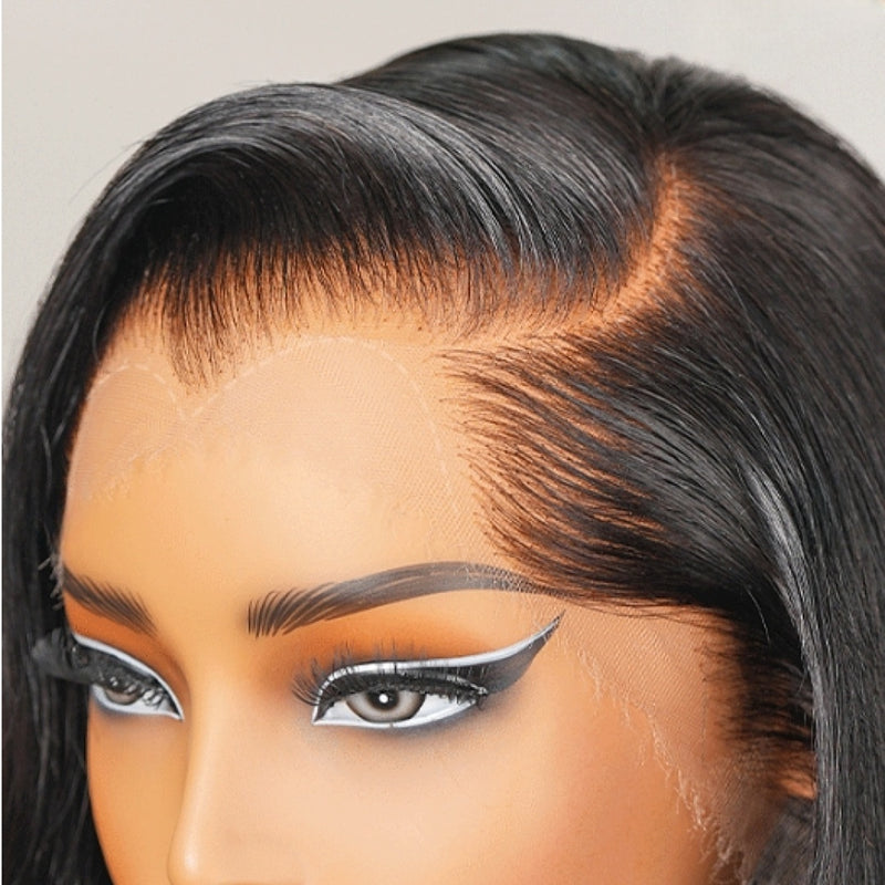 13x6 HD Swiss Lace Front LAGOS HAIRLINE Dark Brown Color Wig - Body Wave