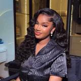 "LAGOS" M-Shaped HAIRLINE 360 HD Lace Invisible Strap Wig - Deep Loose Wave