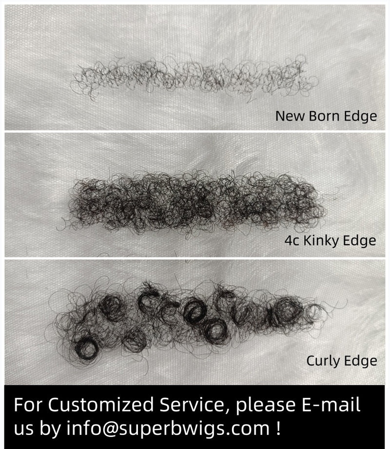 【Upgraded】PreCut 4-Line Invisible Strap 360 HD Lace Wig - Jerry Curlly with 4C Kinky Edge