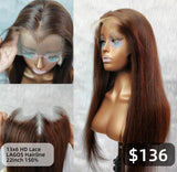 【Solo-Piece】13x6 HD Lace LAGOS Hairline 22inch 150%Wig - Straight