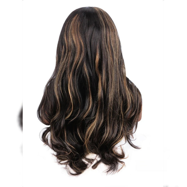 Bye~Bye~KNOTS HD Lace 13x6 Fitted Cap Ear Tap Highlight Color Wig - Body Wave