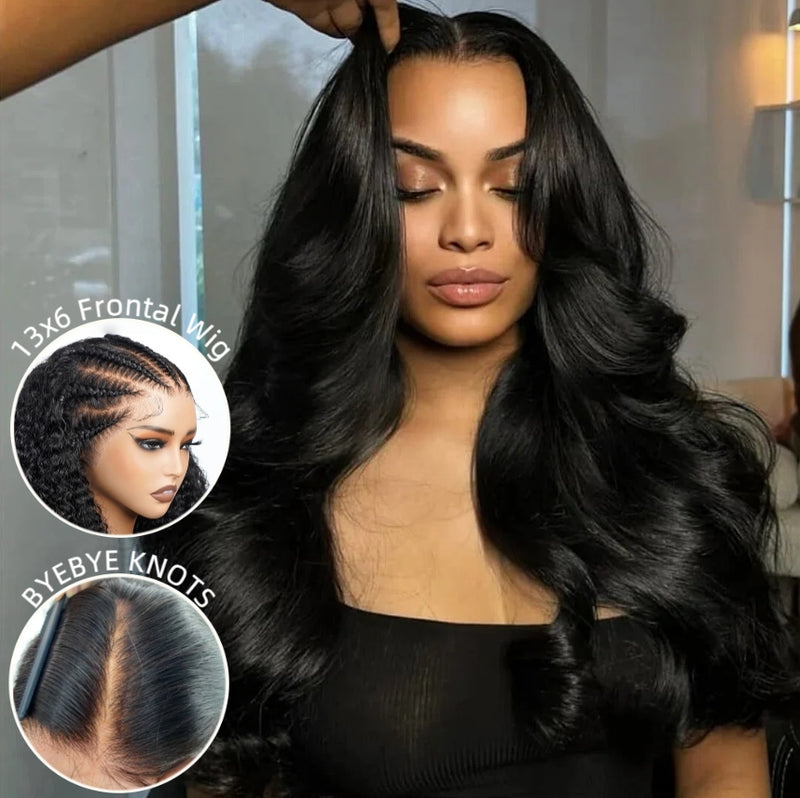 Bye~Bye~KNOTS HD Lace 13x6 Frontal Upgraded Hairline Wig - Body Wave