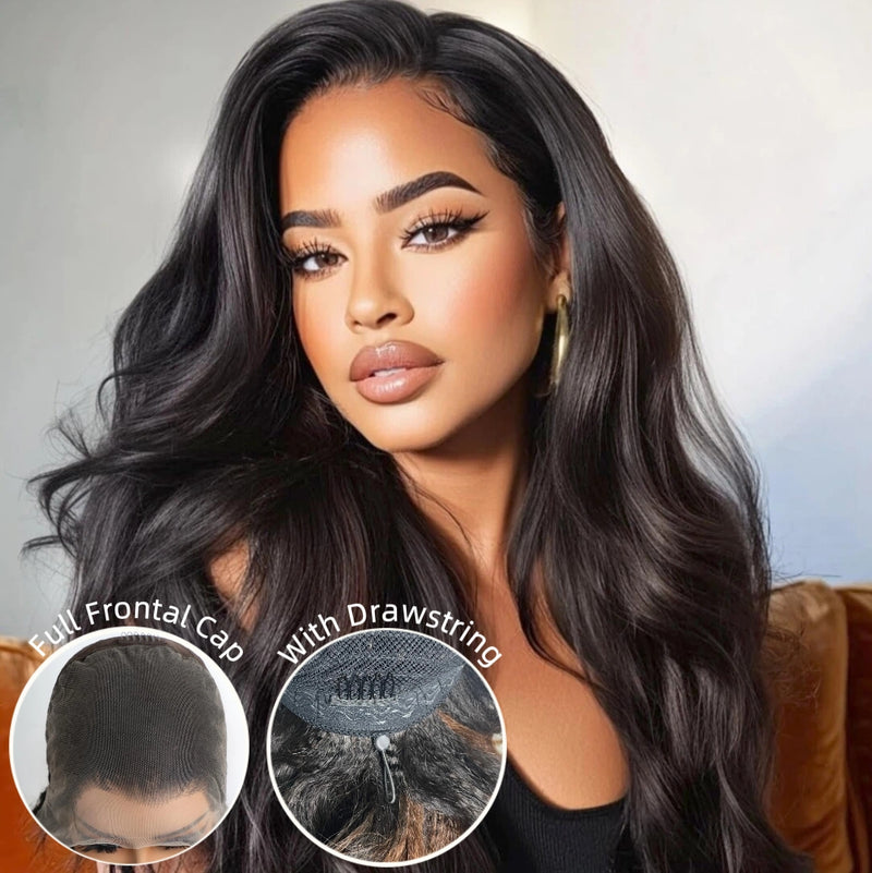 13x4/13x6 HD Lace Full Frontal with Drawstring Wig - Body Wave