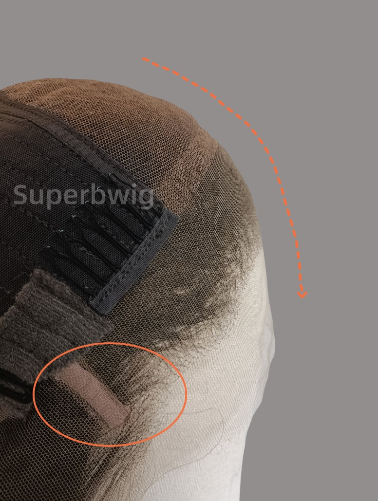 HD Lace 13x6 Fitted Cap Ear Tap Highlight Color Wig - Kinky Loose Wavy