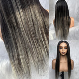 【Solo-Piece】5x5 HD Lace 16inch 150% 613 Highlight Wig - Straight