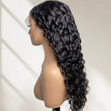 "370 Fitted Cap" HD LACE FRONT WIG WITH Invisible Strap - Indian Wave