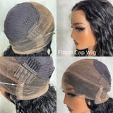 【Solo-Piece】370 Fitted Cap HD Lace 20inch 180% Invisible Strap Wig - Indian Wave
