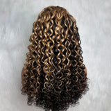 13x6 HD Lace Upgraded Pre-plucked Highlight Color Wig -Bouncy Loose Wave