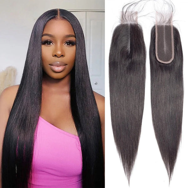 2x6 HD Swiss Lace Closure Upgraded Pre-Plucked Hairline - Straight