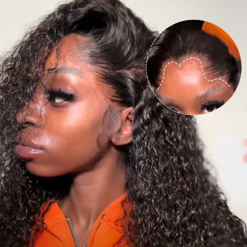 "LAGOS" M-Shaped HAIRLINE 360 HD Lace Invisible Strap Wig - Curly