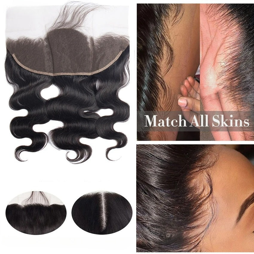 5x5/6x6/13x4/13x6 HD Swiss Lace Frontal and Closure Upgraded Pre-Plucked Hairline - BODY WAVE