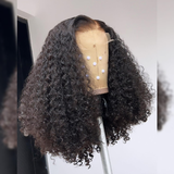 Mary 13x4 Transparent Lace Front Human Hair Wig -  Curly