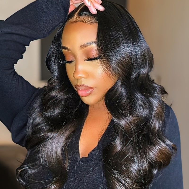 💥【BLACK FRIDAY】💥Bye~Bye~KNOTS HD Swiss Lace 7x5 Closure Pre-plucked Hairline Wig - Body Wave